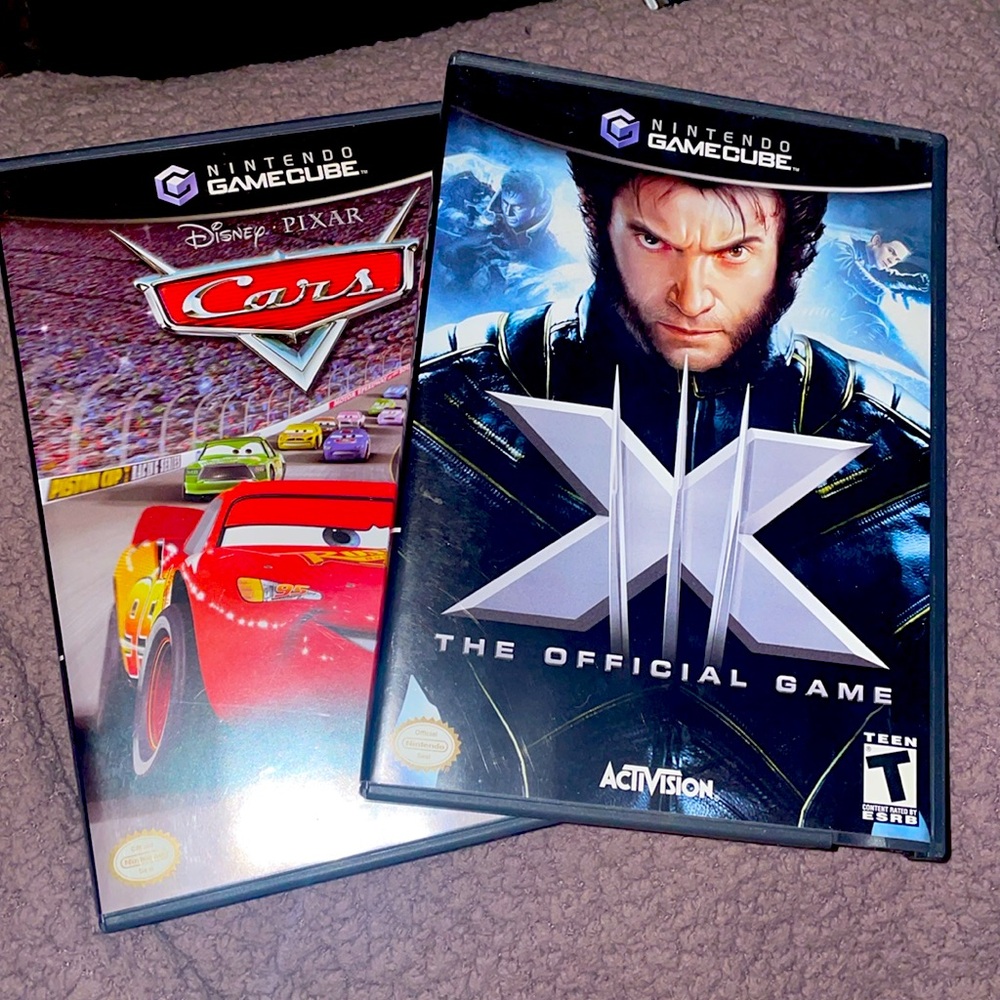 X-Men: The Official Game & Pixar’s: Cars
GameCube combo! (2 games)